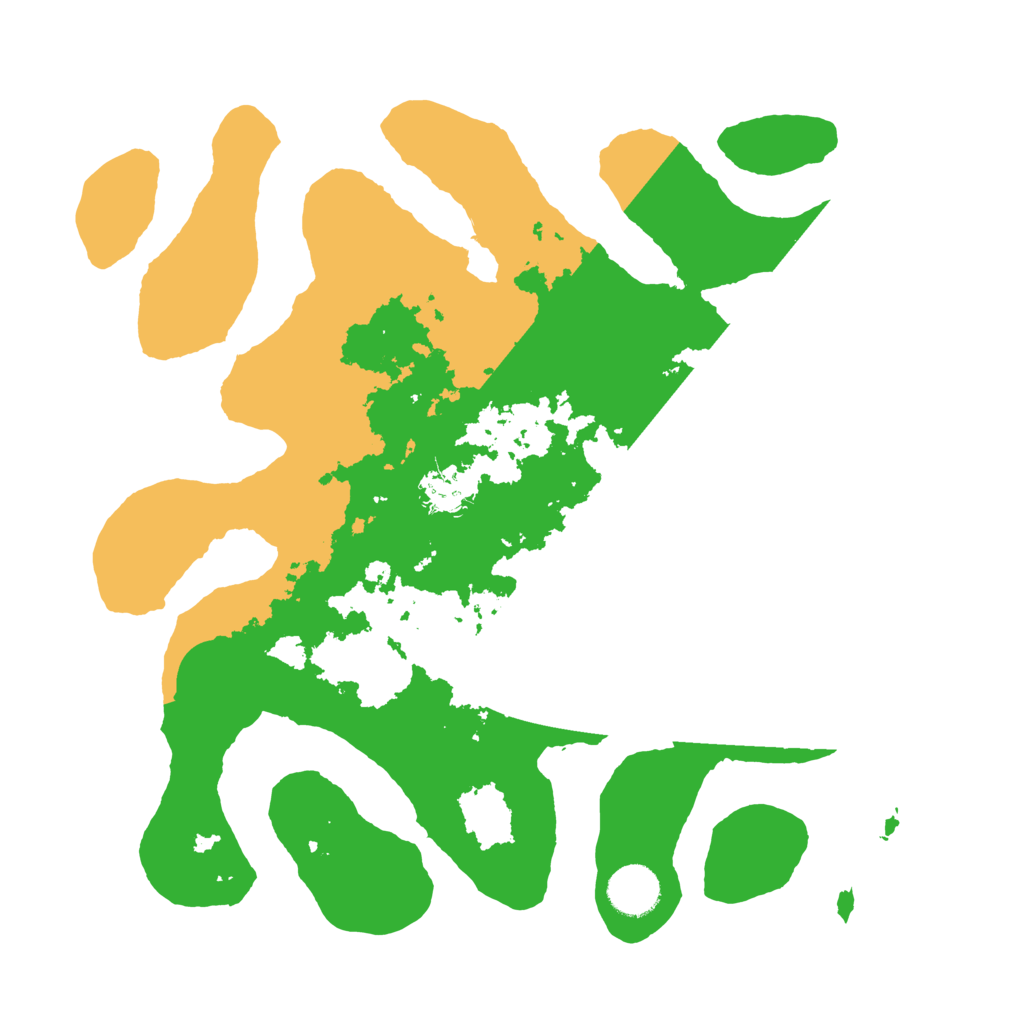 Biome Rust Map: Barren, Size: 3500, Seed: 5000057