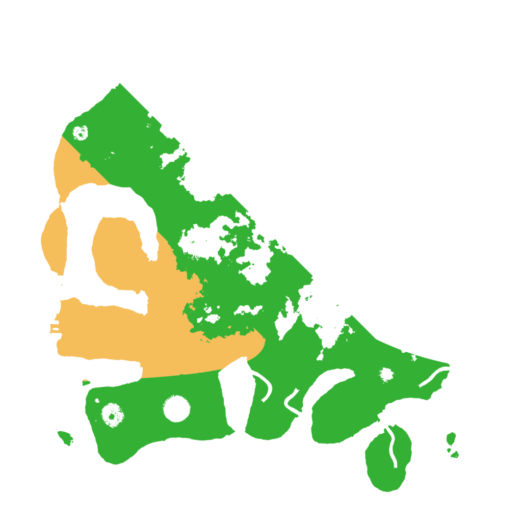 Biome Rust Map: Procedural Map, Size: 3500, Seed: 4505354