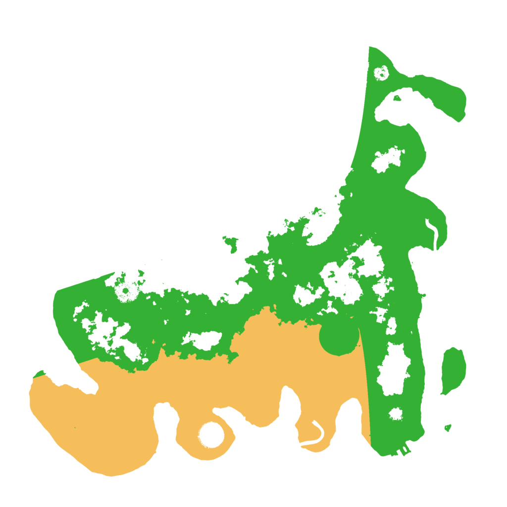 Biome Rust Map: Procedural Map, Size: 3500, Seed: 1558336