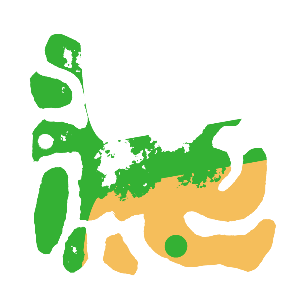 Biome Rust Map: Barren, Size: 3500, Seed: 2997820