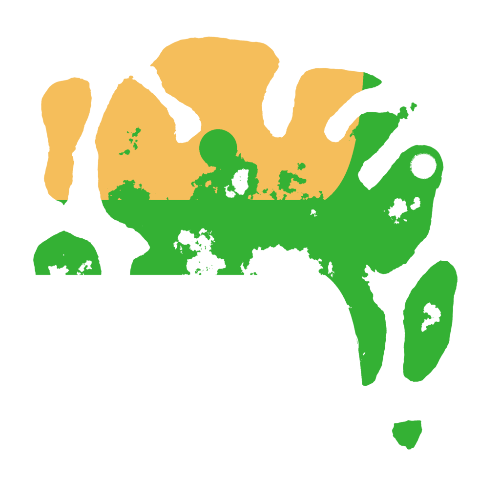 Biome Rust Map: Barren, Size: 3500, Seed: 6972