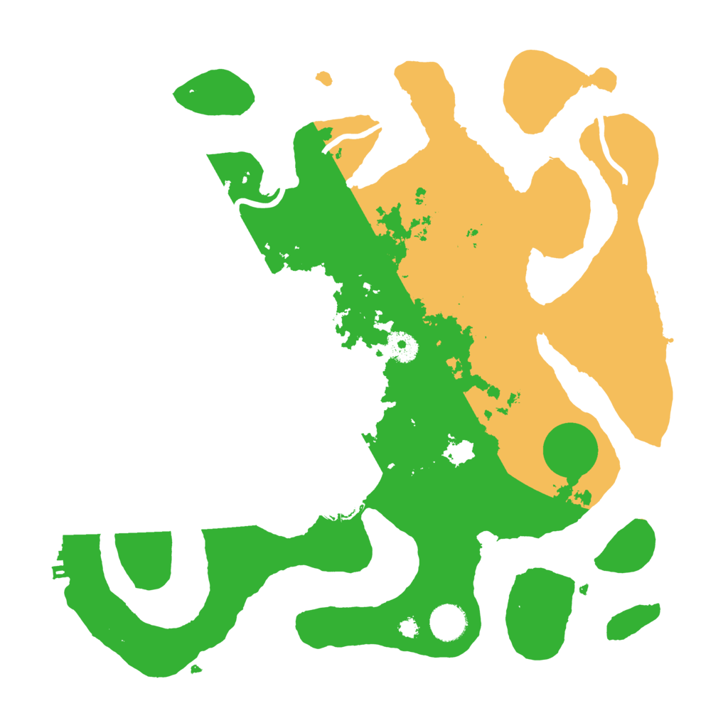 Biome Rust Map: Procedural Map, Size: 3500, Seed: 2757163