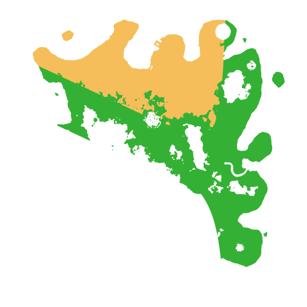 Biome Rust Map: Procedural Map, Size: 3500, Seed: 957230114