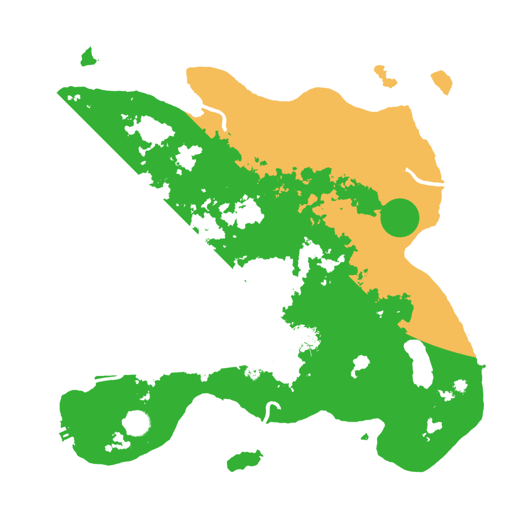 Biome Rust Map: Procedural Map, Size: 3500, Seed: 1933523