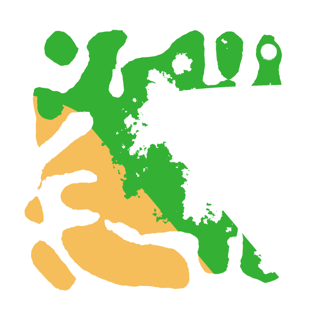 Biome Rust Map: Barren, Size: 3500, Seed: 6220508