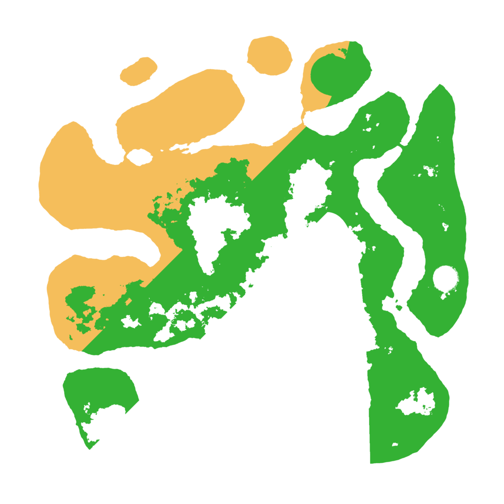 Biome Rust Map: Barren, Size: 3500, Seed: 2069320