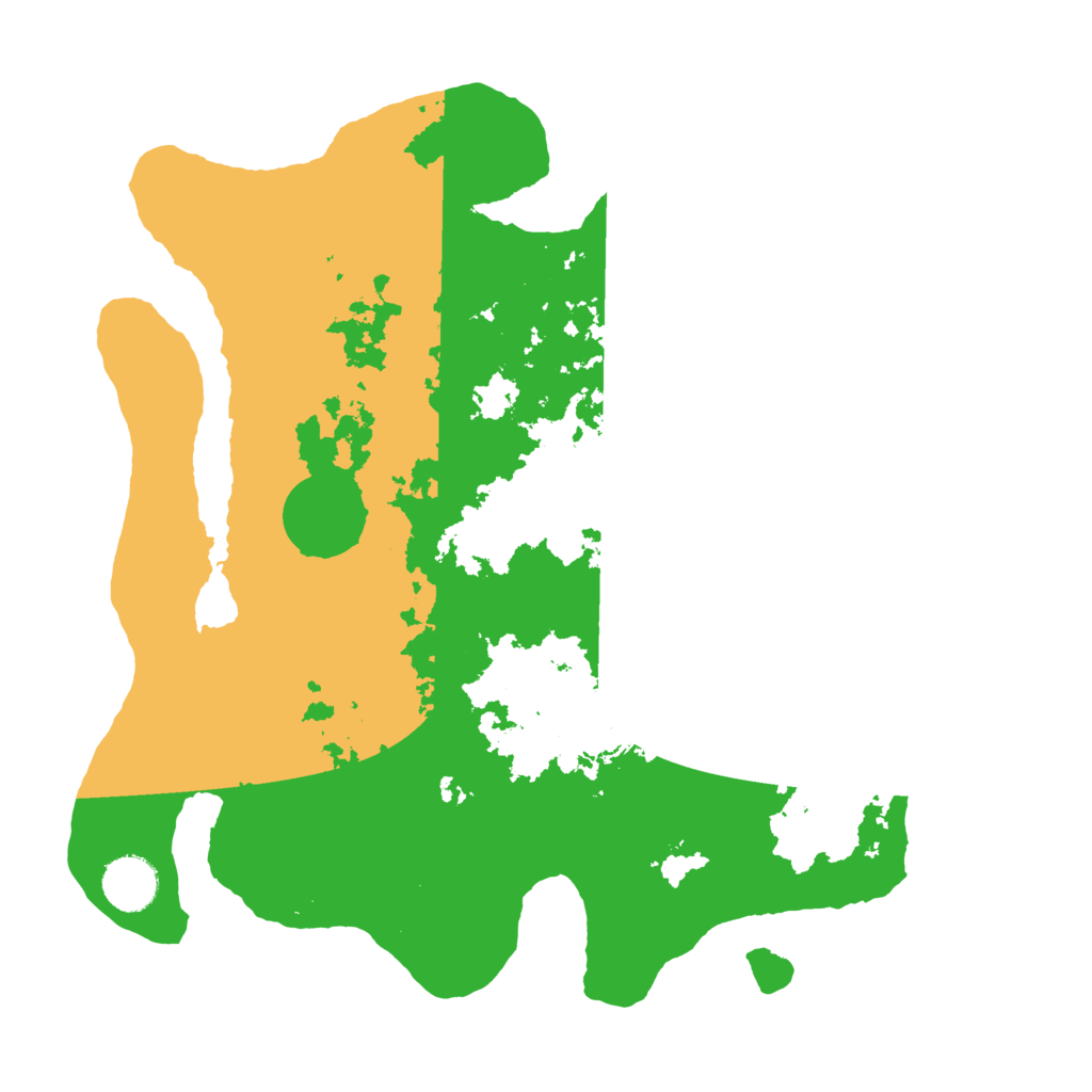 Biome Rust Map: Barren, Size: 3500, Seed: 4442241