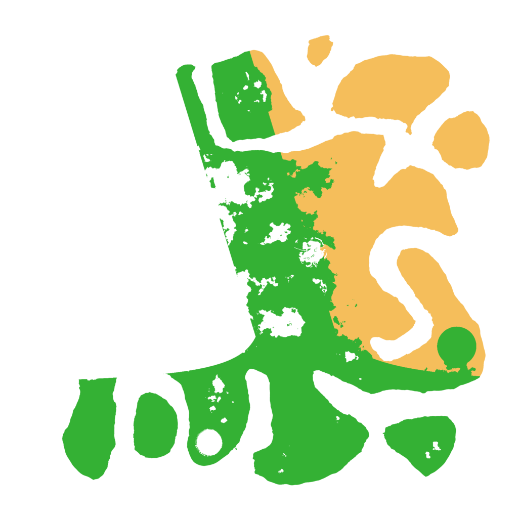 Biome Rust Map: Barren, Size: 3500, Seed: 900870