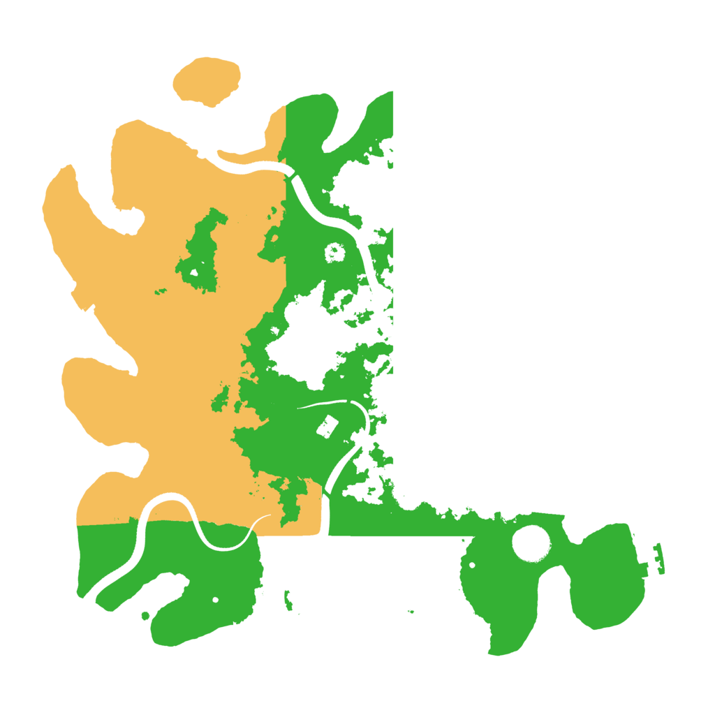 Biome Rust Map: Procedural Map, Size: 3500, Seed: 4765230