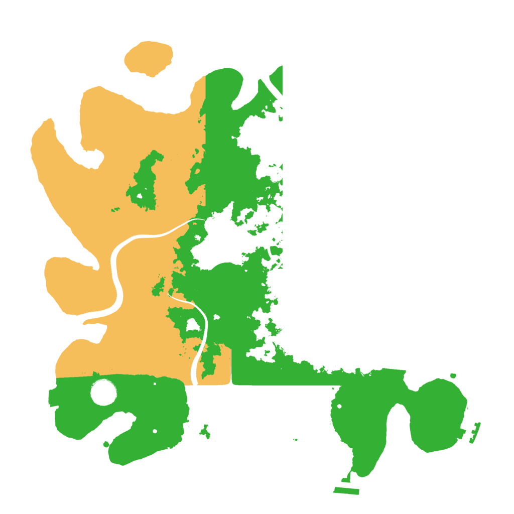 Biome Rust Map: Procedural Map, Size: 3500, Seed: 4765230