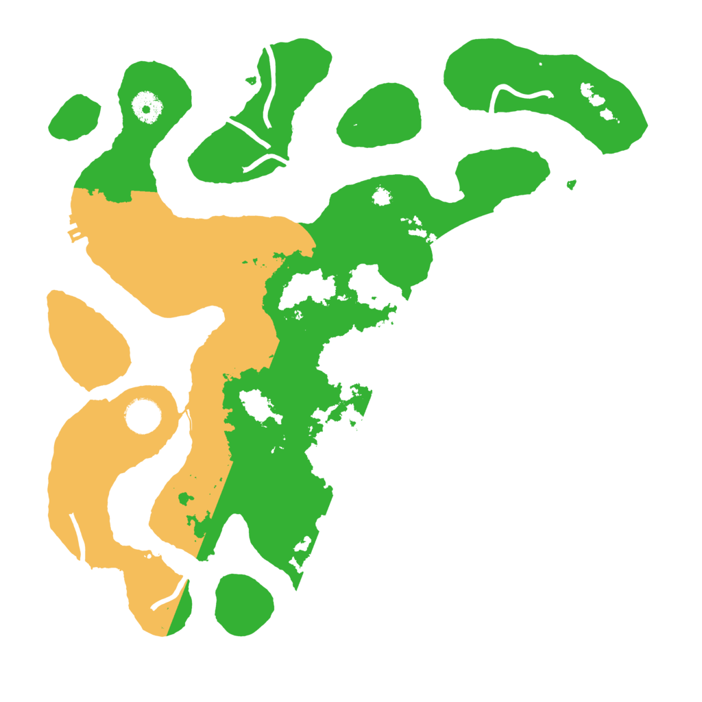 Biome Rust Map: Procedural Map, Size: 3500, Seed: 3297253