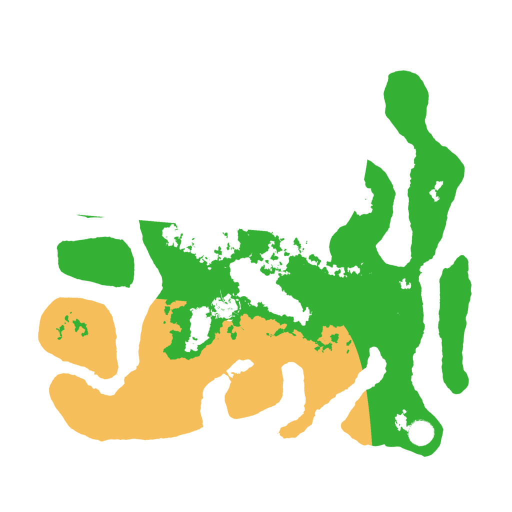 Biome Rust Map: Barren, Size: 3500, Seed: 3082645