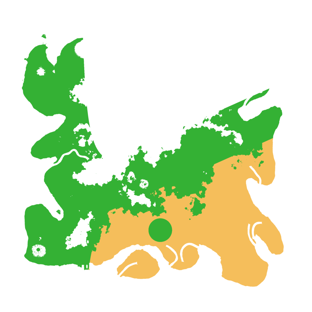 Biome Rust Map: Procedural Map, Size: 3500, Seed: 1564437646