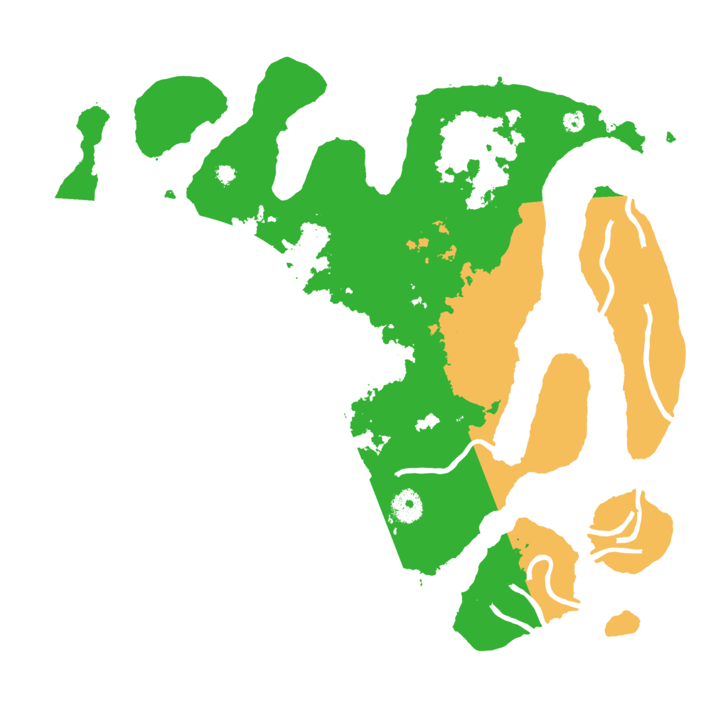 Biome Rust Map: Procedural Map, Size: 3500, Seed: 2917994