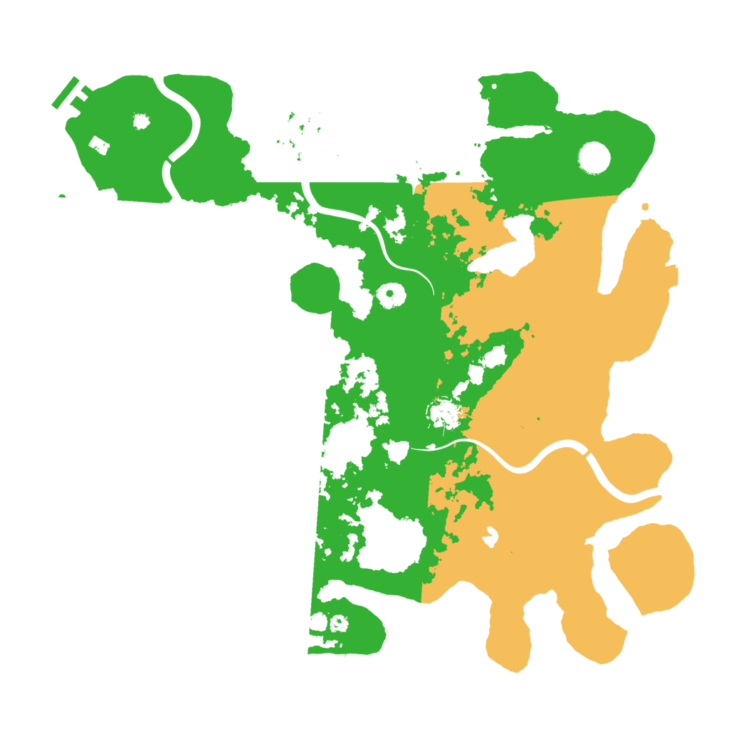 Biome Rust Map: Procedural Map, Size: 4000, Seed: 545061900