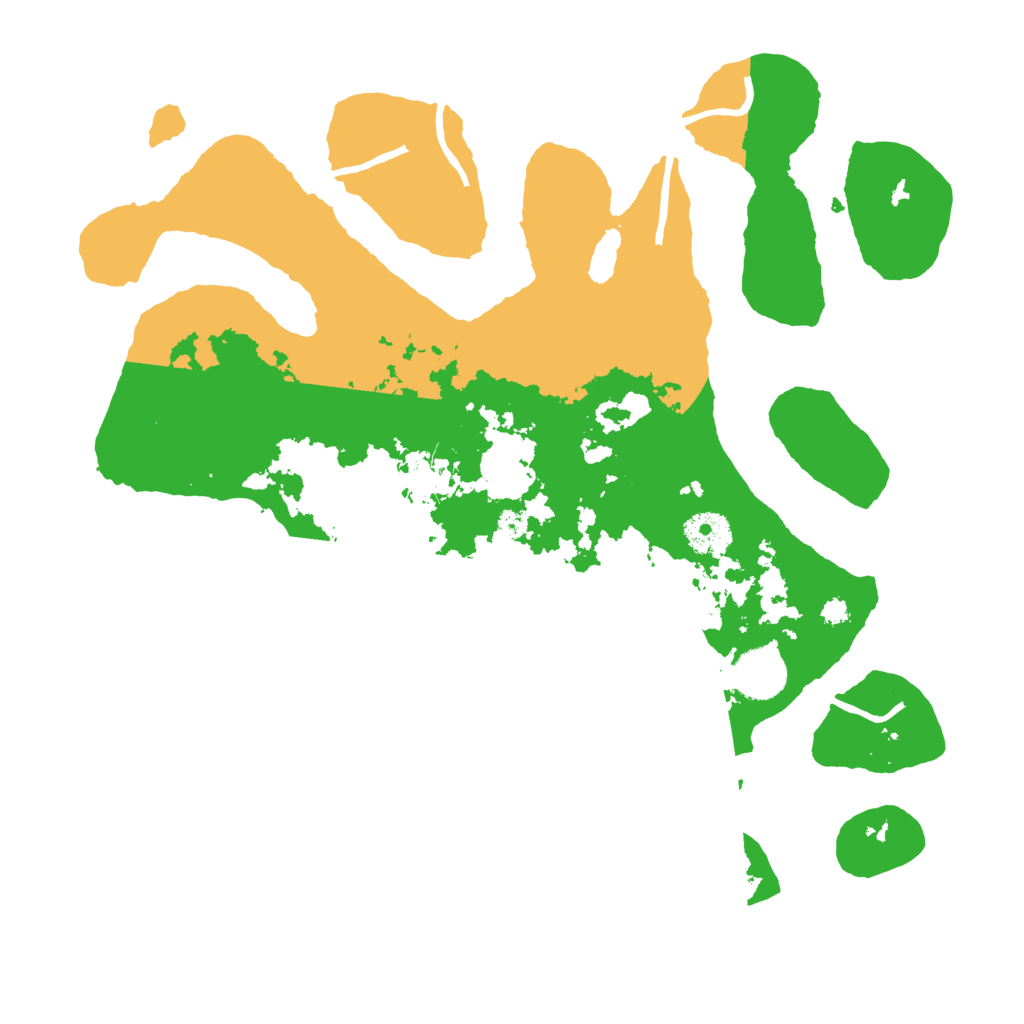 Biome Rust Map: Procedural Map, Size: 3500, Seed: 1675629