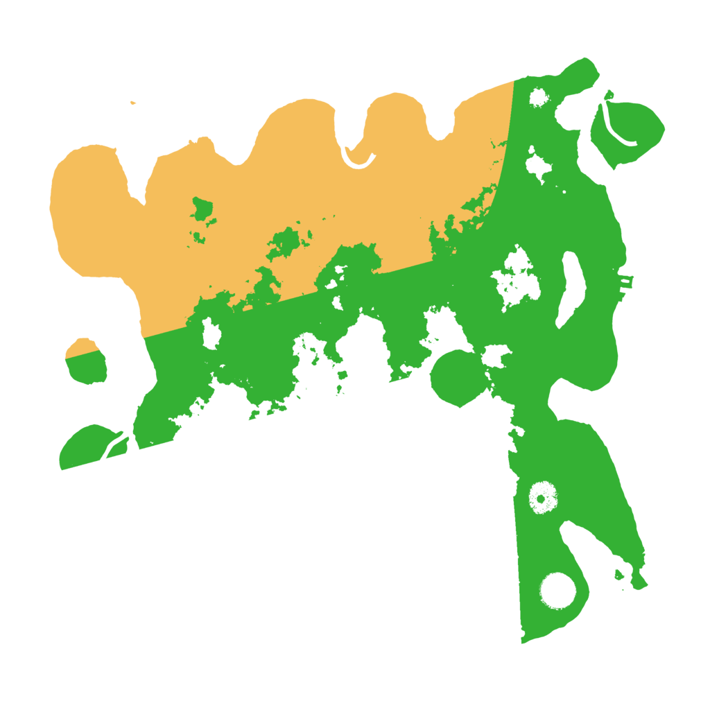 Biome Rust Map: Procedural Map, Size: 3500, Seed: 418022