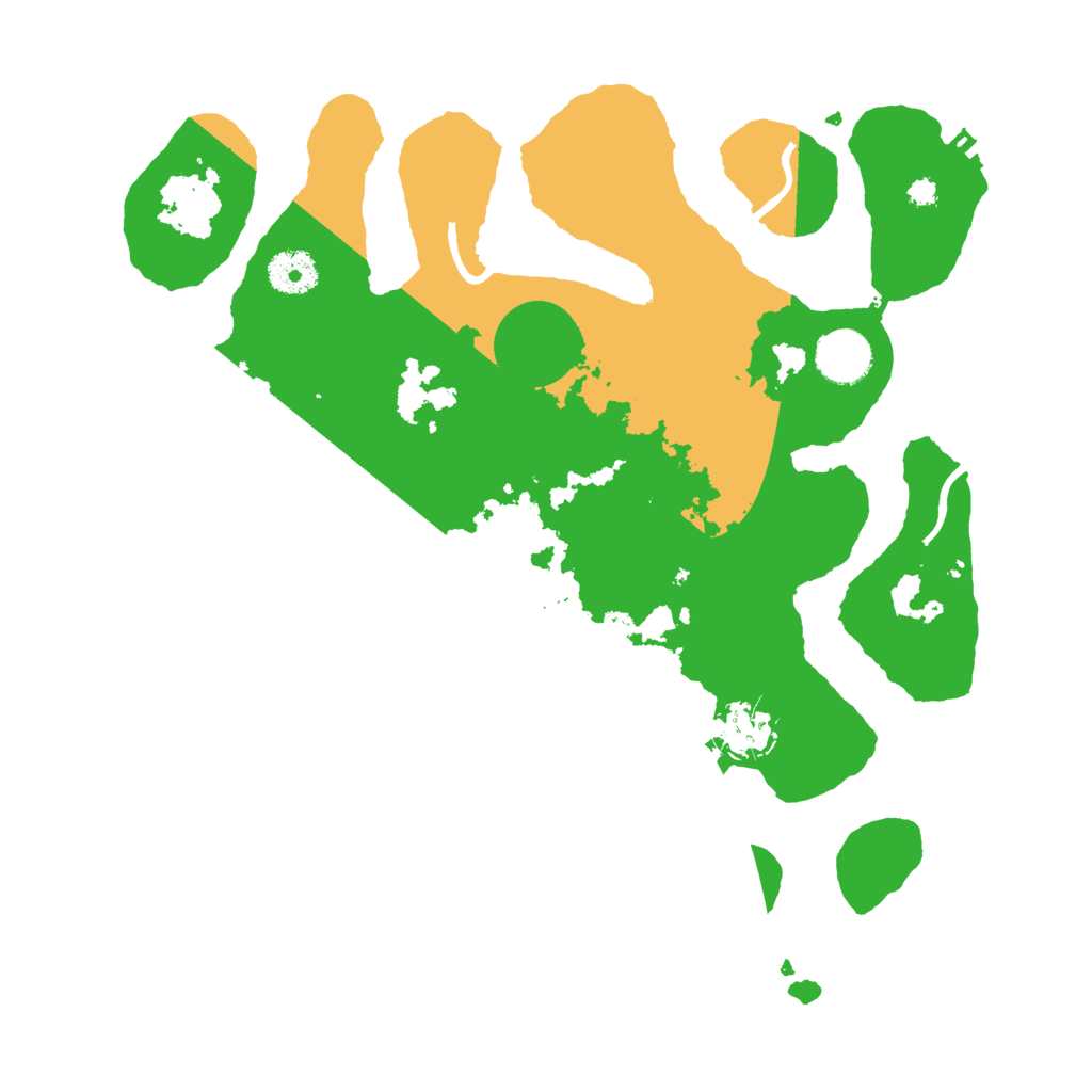 Biome Rust Map: Procedural Map, Size: 3500, Seed: 4849883