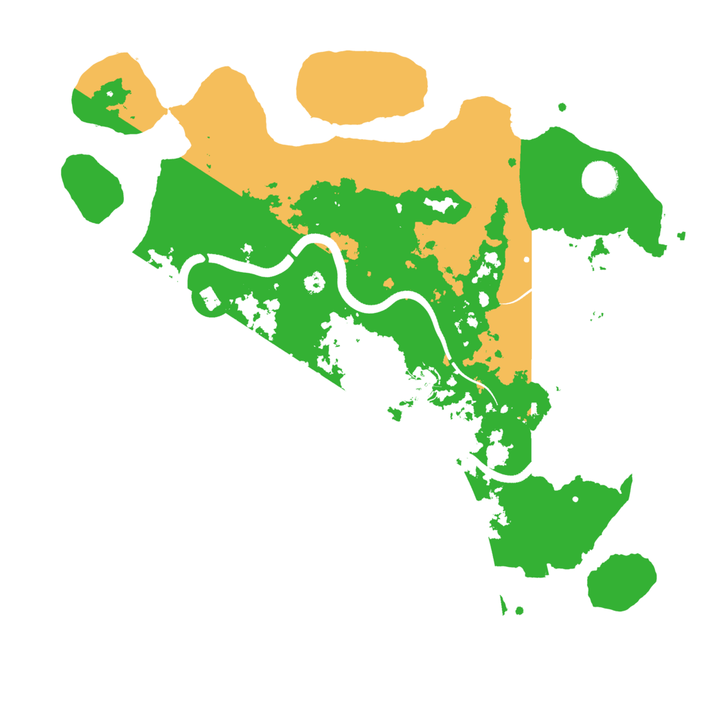 Biome Rust Map: Procedural Map, Size: 3500, Seed: 5210022