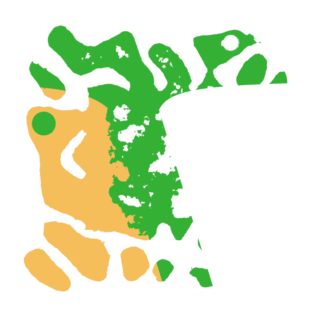 Biome Rust Map: Barren, Size: 3500, Seed: 5656536