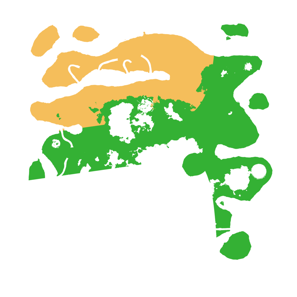 Biome Rust Map: Procedural Map, Size: 3500, Seed: 6218193