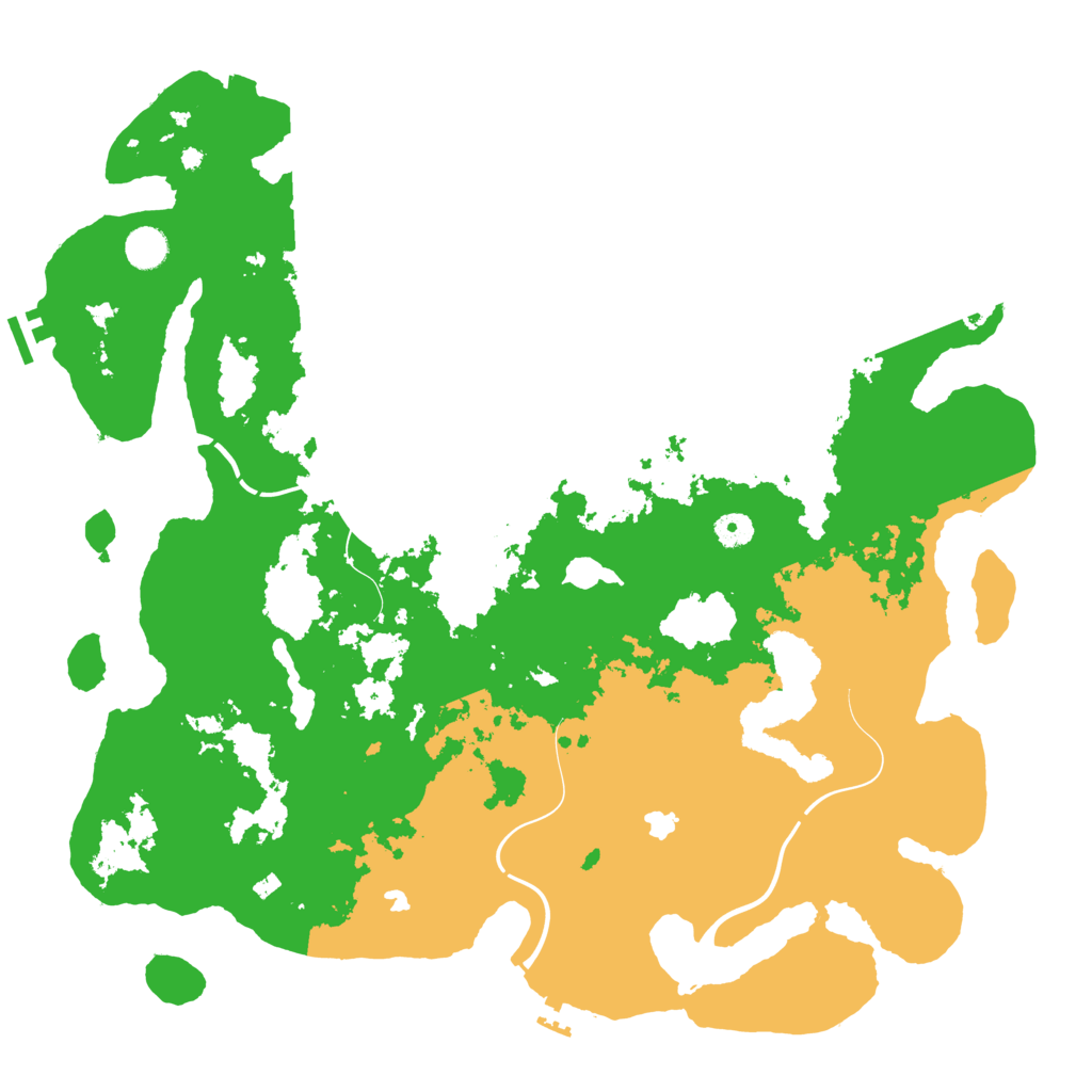 Biome Rust Map: Procedural Map, Size: 4500, Seed: 4840916