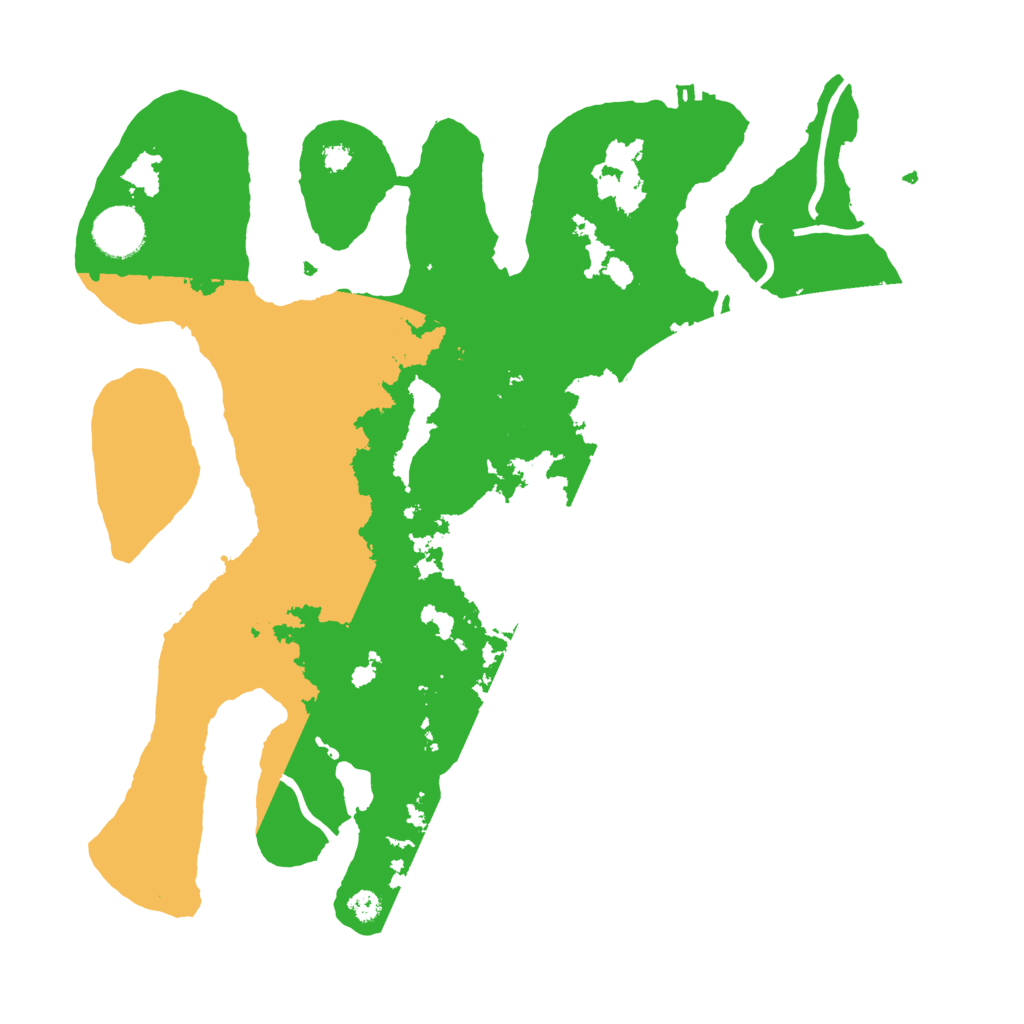 Biome Rust Map: Procedural Map, Size: 3500, Seed: 2643539