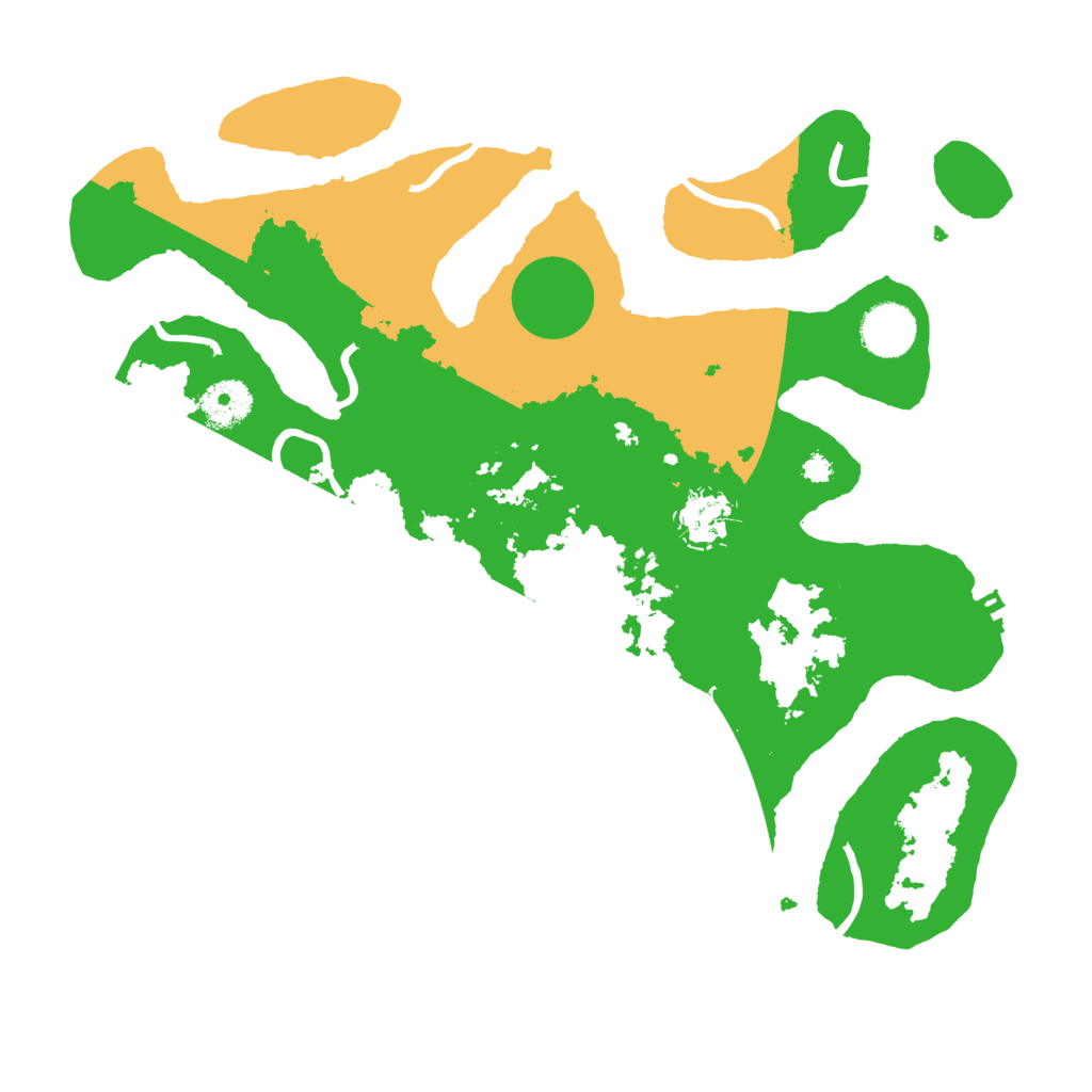 Biome Rust Map: Procedural Map, Size: 3500, Seed: 5524240