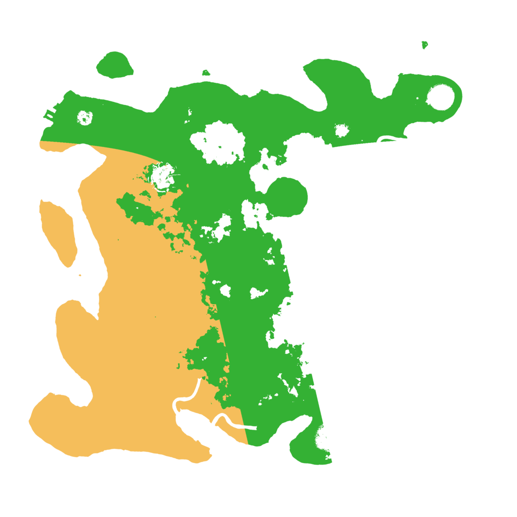 Biome Rust Map: Procedural Map, Size: 3500, Seed: 2968093