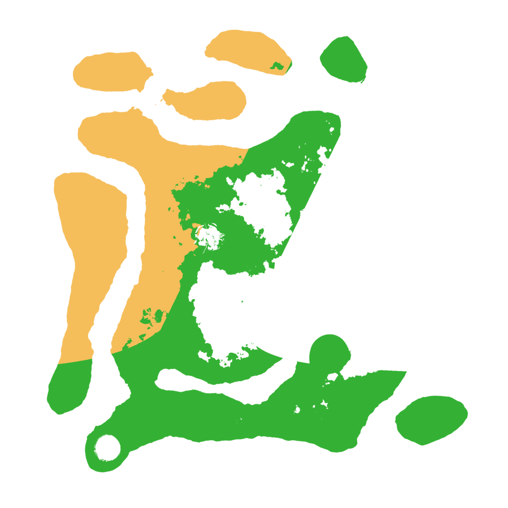 Biome Rust Map: Barren, Size: 3500, Seed: 5972346