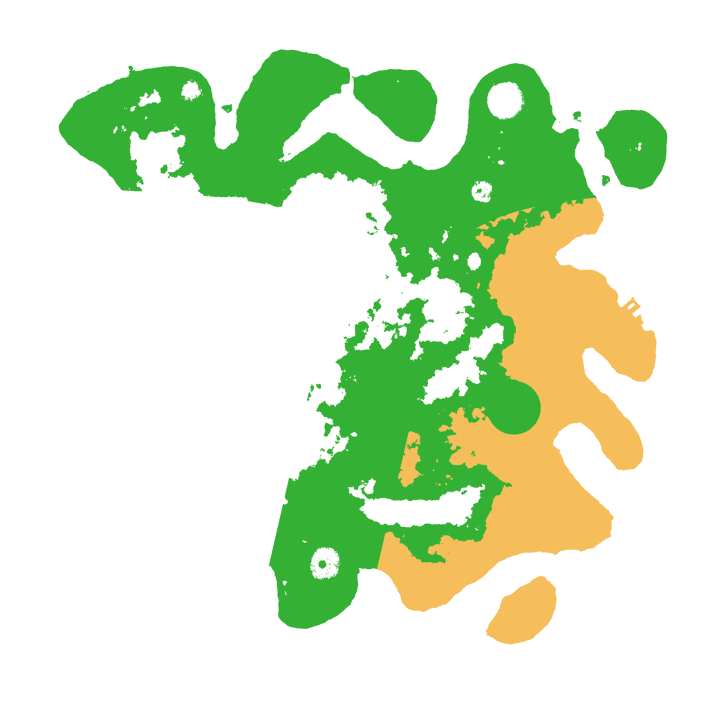 Biome Rust Map: Procedural Map, Size: 3500, Seed: 2976601