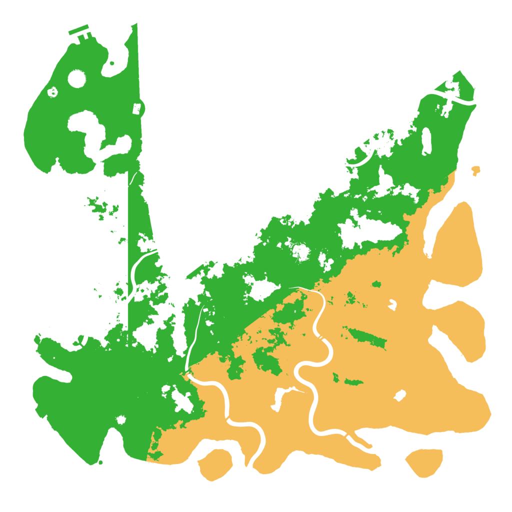 Biome Rust Map: Procedural Map, Size: 5000, Seed: 587312875