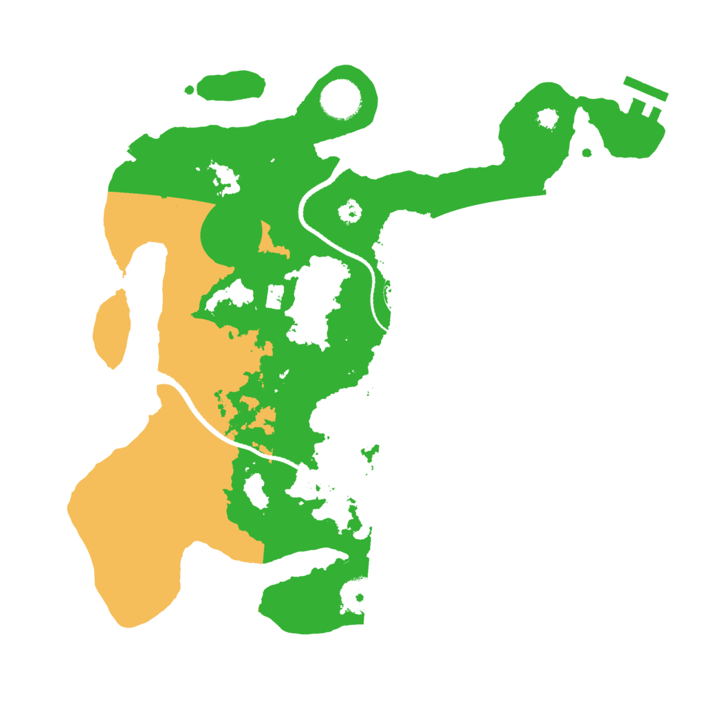 Biome Rust Map: Procedural Map, Size: 3100, Seed: 1128092031
