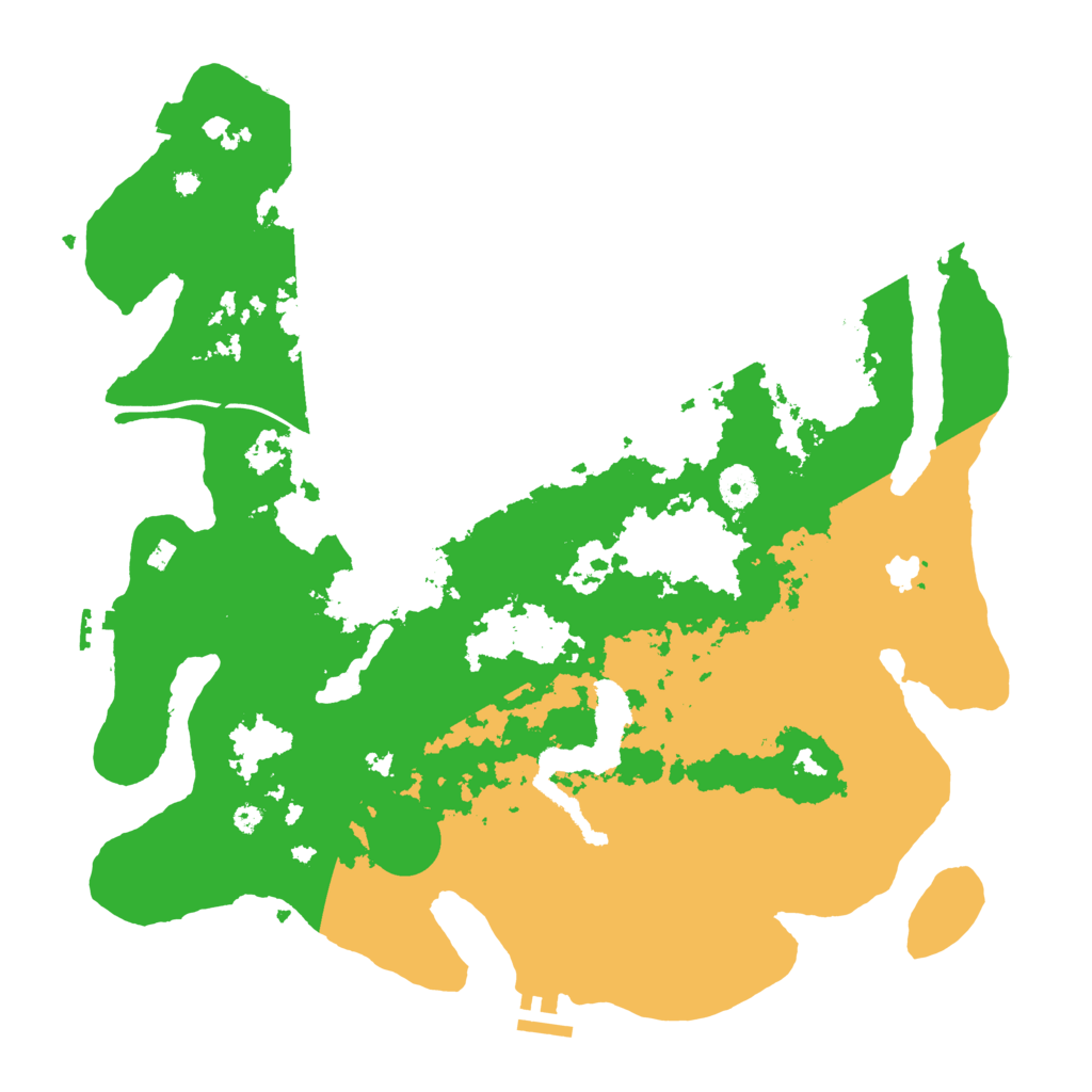 Biome Rust Map: Procedural Map, Size: 4000, Seed: 2034932782