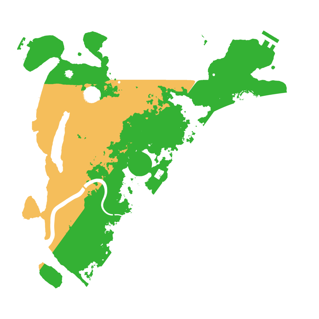 Biome Rust Map: Procedural Map, Size: 3500, Seed: 841339