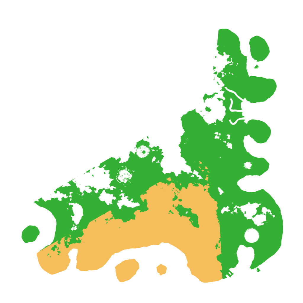 Biome Rust Map: Procedural Map, Size: 3700, Seed: 198462138