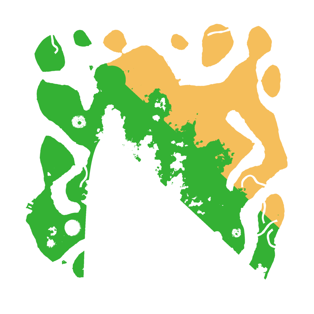 Biome Rust Map: Procedural Map, Size: 3500, Seed: 943938