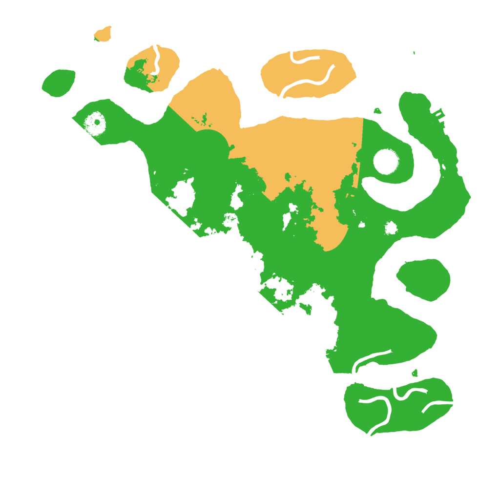 Biome Rust Map: Procedural Map, Size: 3500, Seed: 165