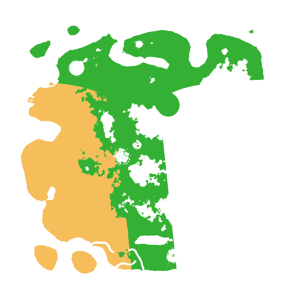 Biome Rust Map: Procedural Map, Size: 3500, Seed: 69481856