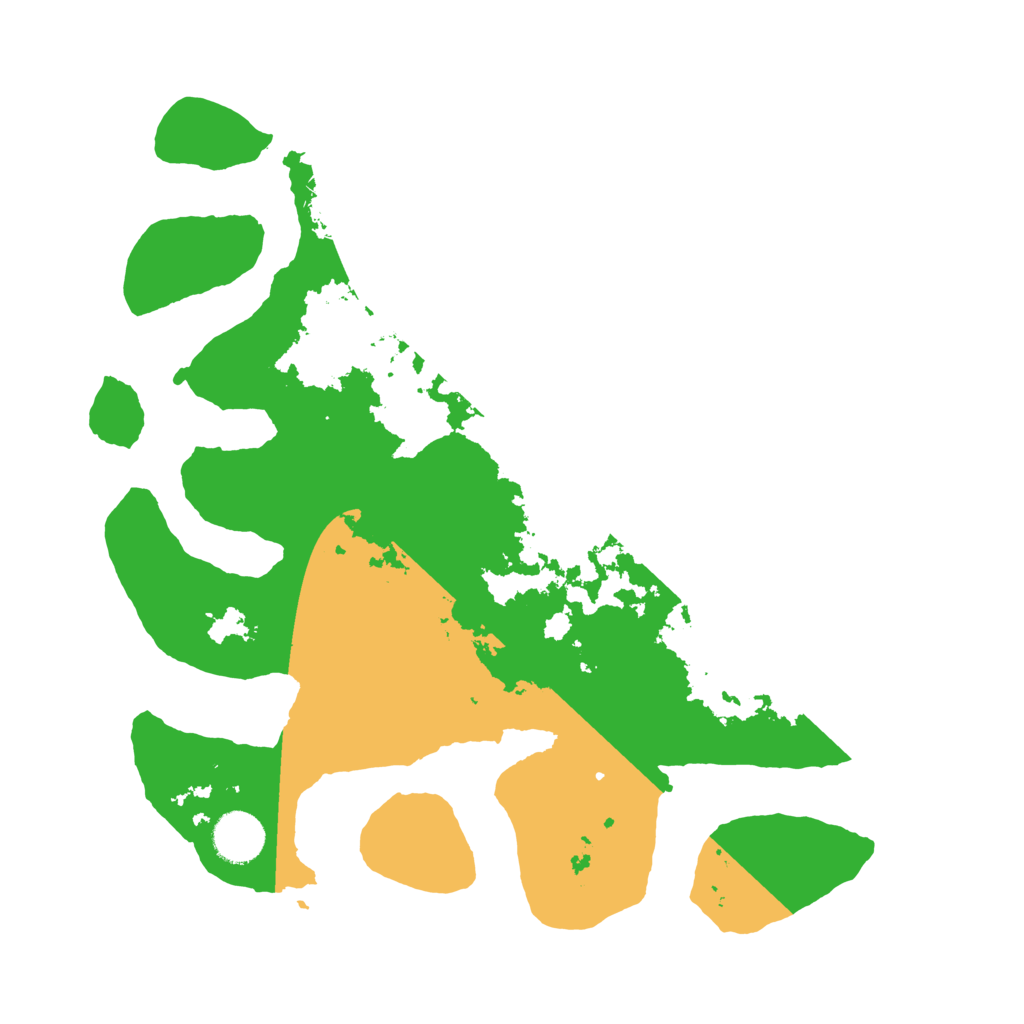 Biome Rust Map: Barren, Size: 3500, Seed: 2640871