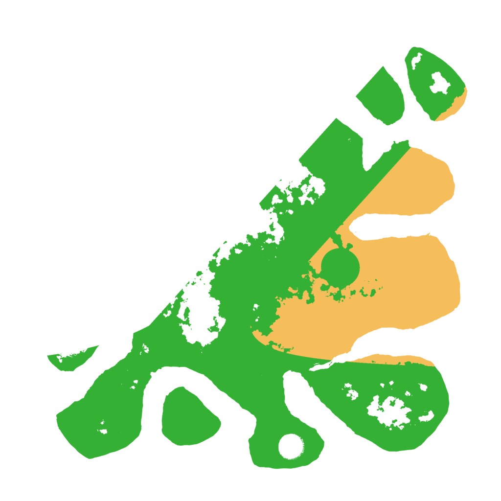 Biome Rust Map: Barren, Size: 3500, Seed: 4054658