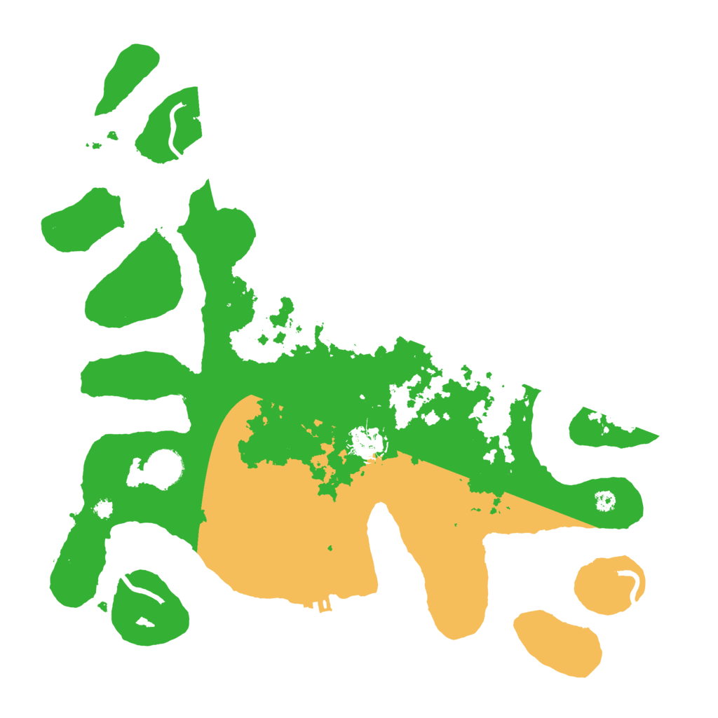 Biome Rust Map: Procedural Map, Size: 3500, Seed: 5189058