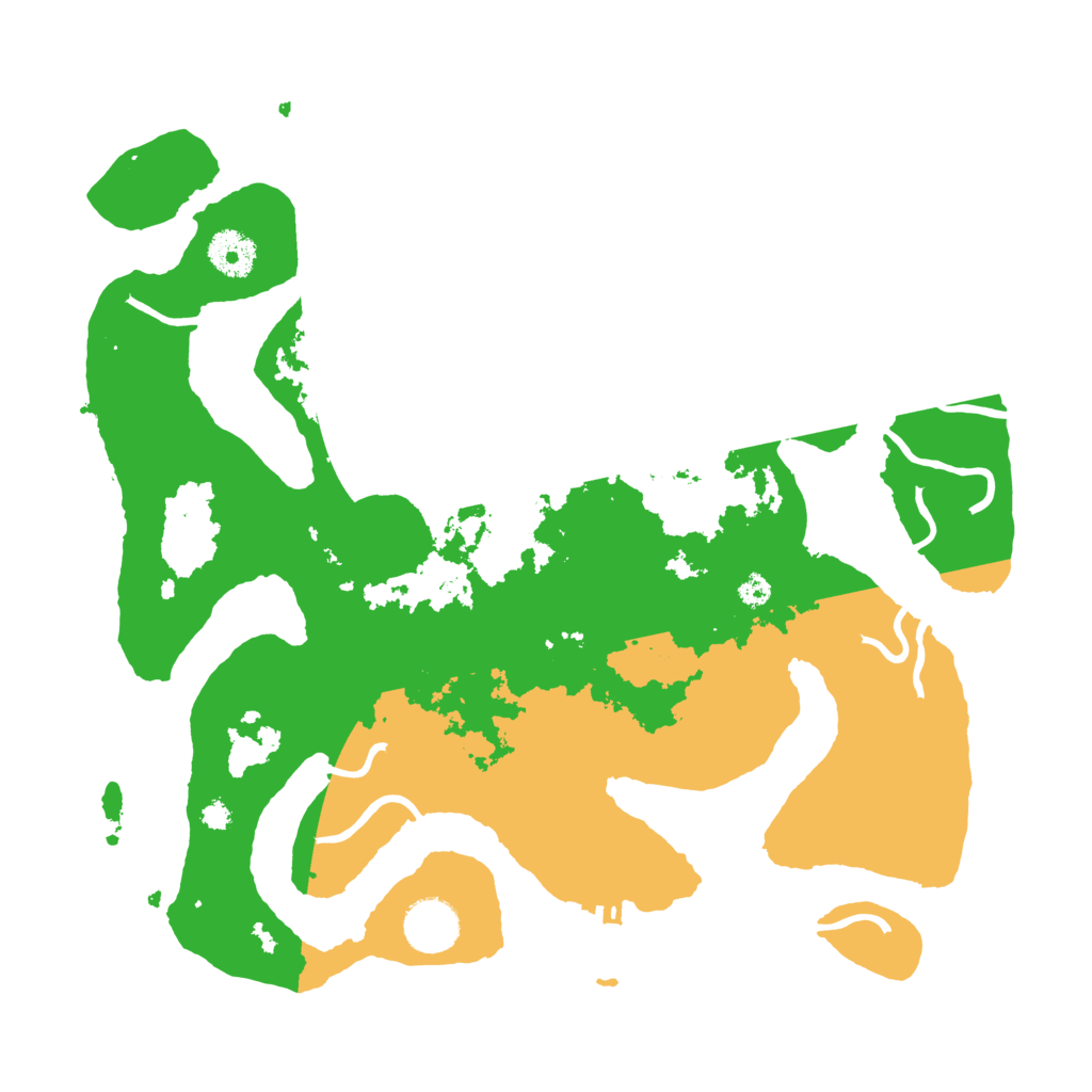 Biome Rust Map: Procedural Map, Size: 3500, Seed: 2075010