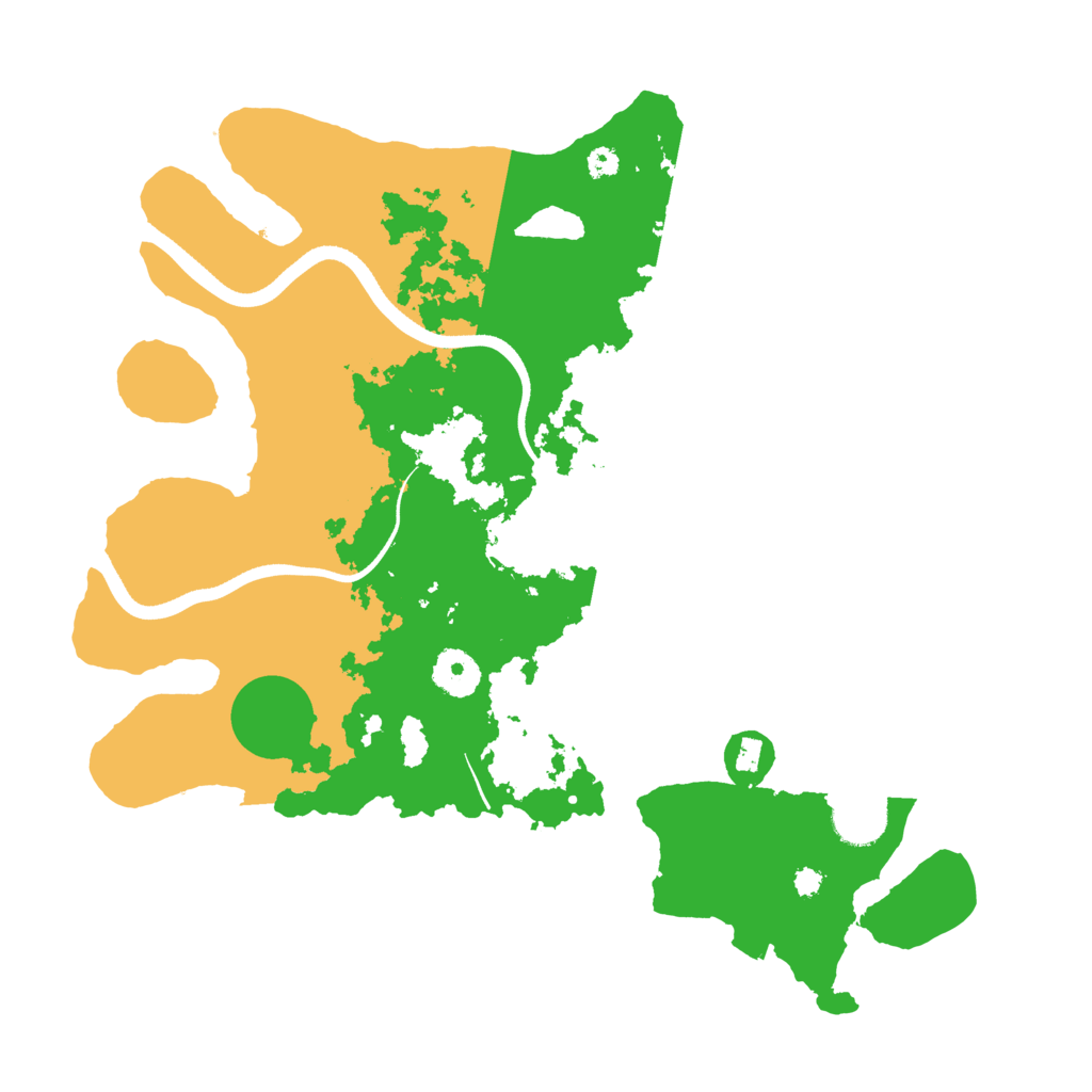 Biome Rust Map: Procedural Map, Size: 3500, Seed: 907539