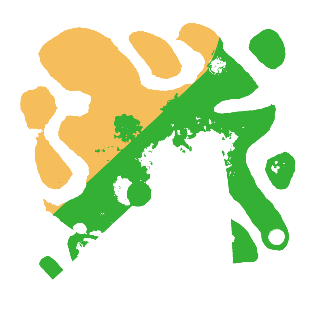 Biome Rust Map: Barren, Size: 3500, Seed: 1900380