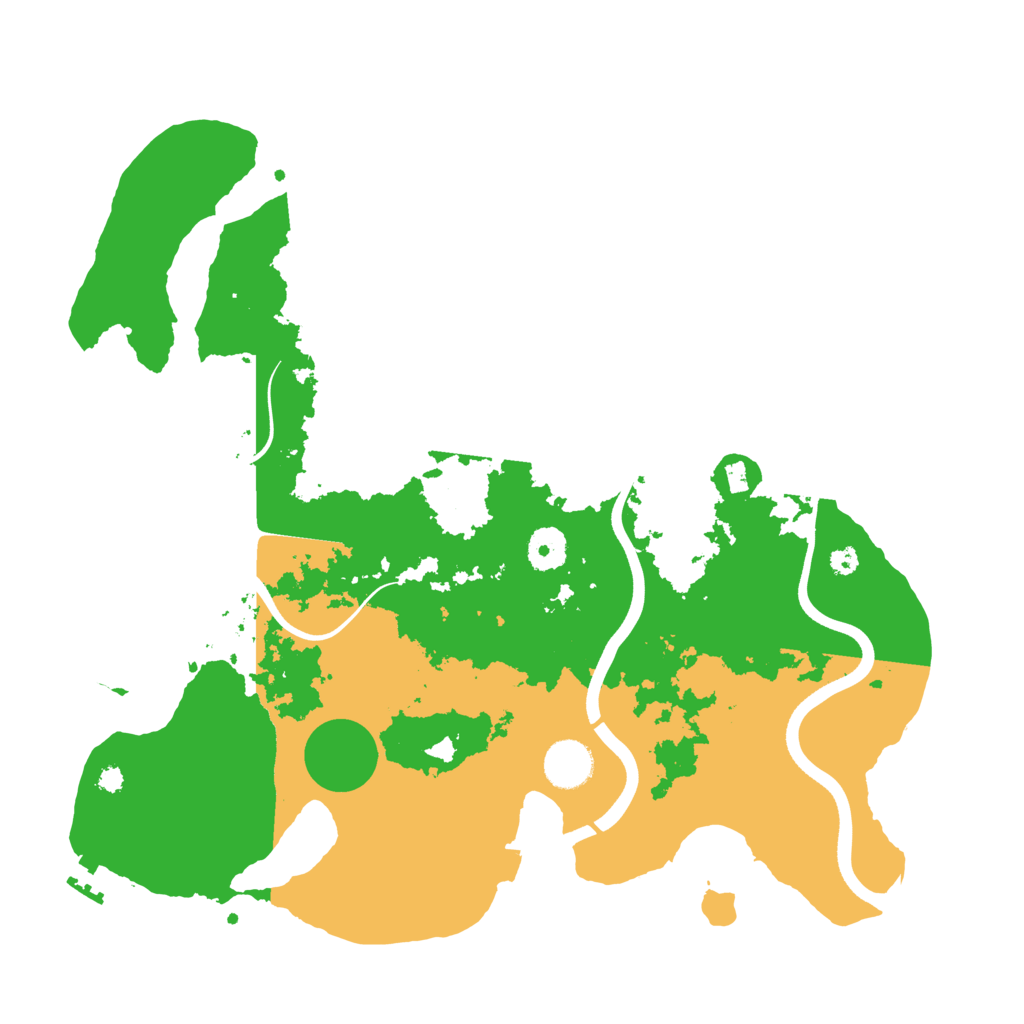Biome Rust Map: Procedural Map, Size: 3700, Seed: 1389885152