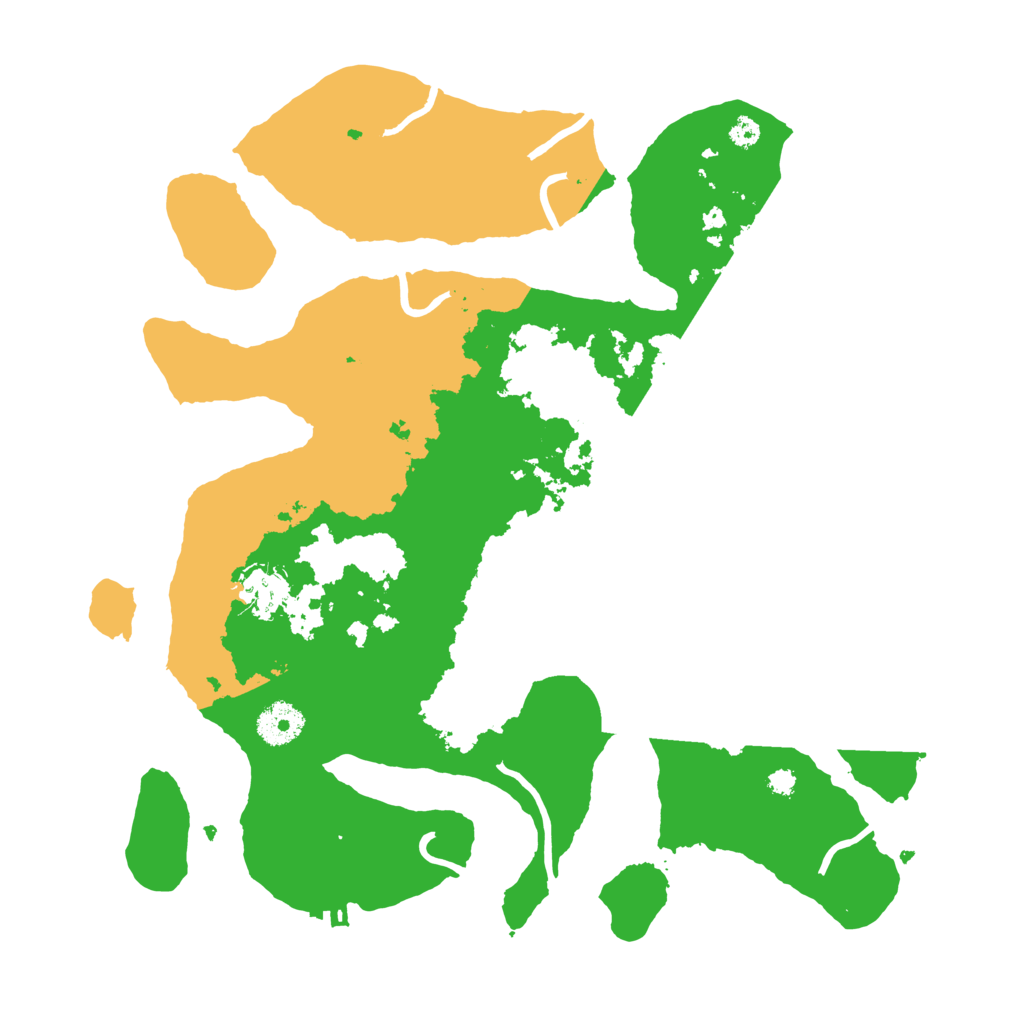 Biome Rust Map: Procedural Map, Size: 3500, Seed: 633583015