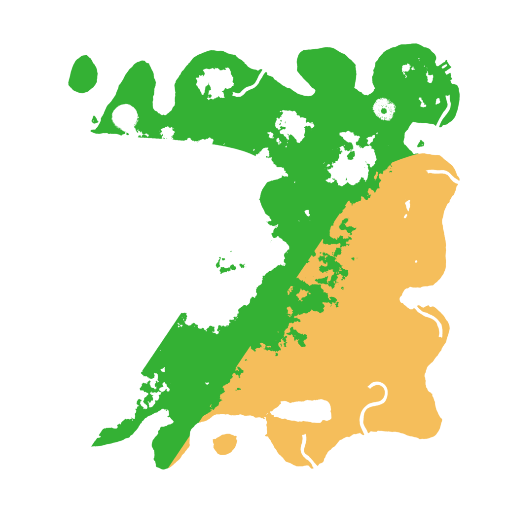 Biome Rust Map: Procedural Map, Size: 3500, Seed: 2540075