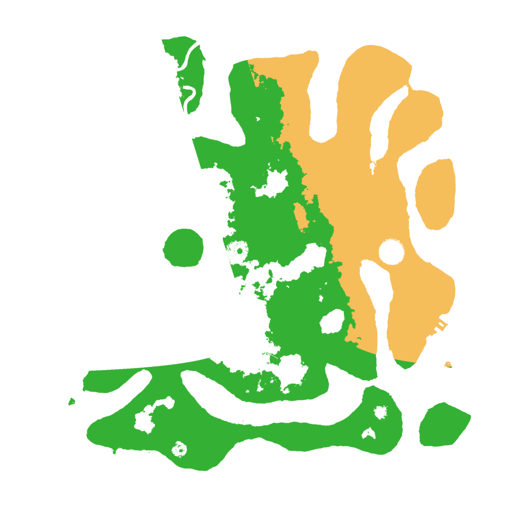 Biome Rust Map: Procedural Map, Size: 3500, Seed: 3581383