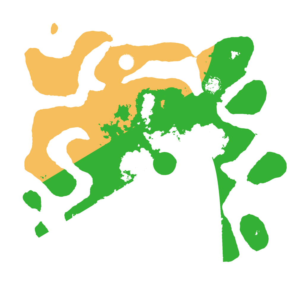 Biome Rust Map: Barren, Size: 3500, Seed: 1580879